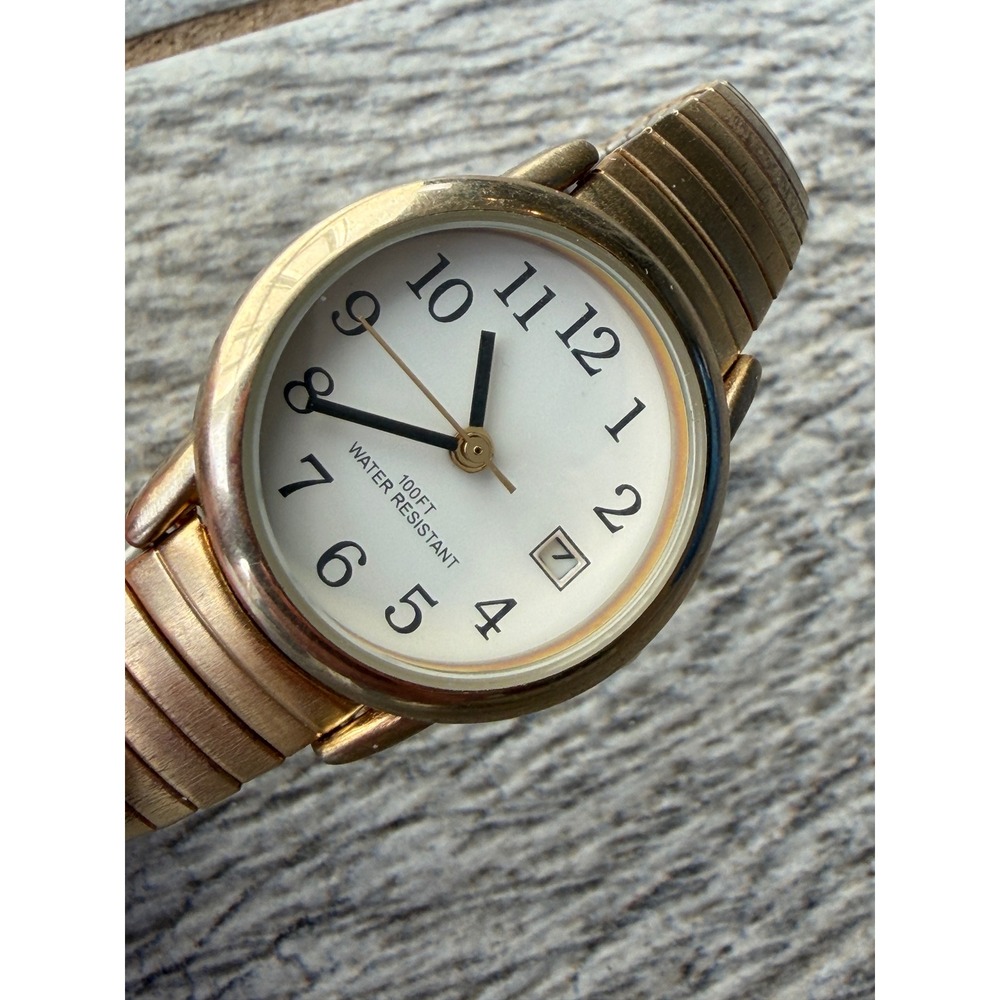 FMD Watch Calendar Date Water Resistant Japan FMDWS046 Vintage Stainless Steel
